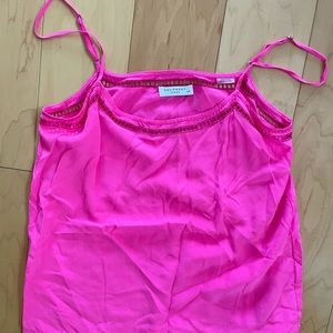 Equipment silk tank top